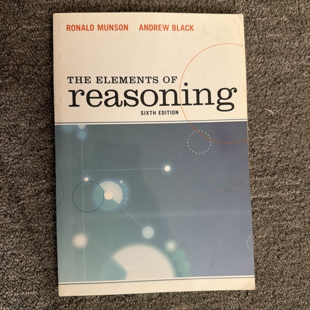 The Elements of Reasoning Paperback‎ Ronald, Black, Andrew Munson